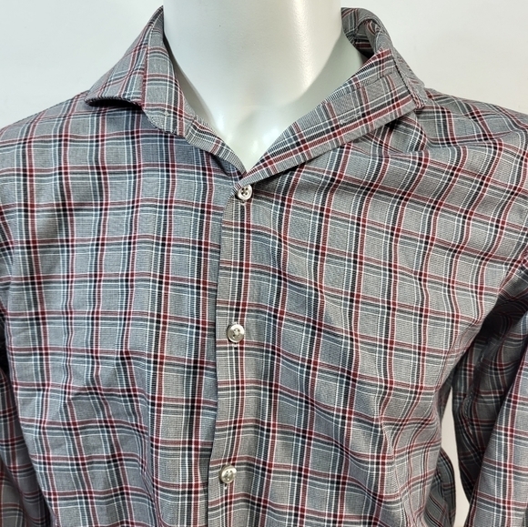 Michael Kors Collared Button Up Dress Shirt - Picture 3 of 8